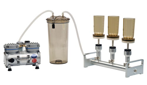 多聯(lián)抽濾套裝biovac321a 鋁制三聯(lián)換膜過(guò)濾器 三孔過(guò)濾器